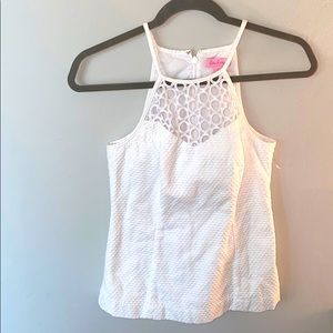 Bright white Lilly Pulitzer Tank 🎀